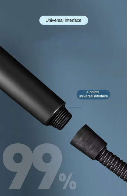3-Mode Shower Head with High-Pressure Spray & Filter